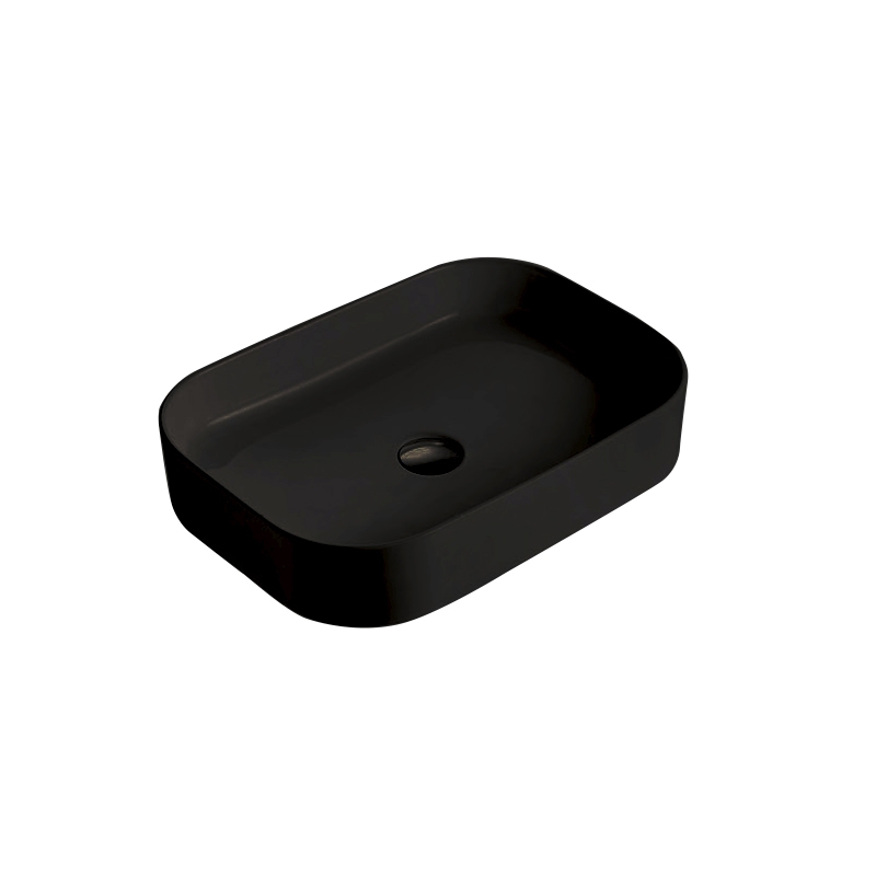 Lavoar pe blat, Capri 55, negru mat