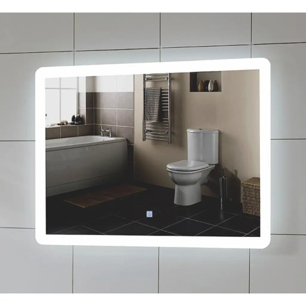 Oglinda LED, Siena, Dreptunghiulara cu Functie Dezaburire, 80×60