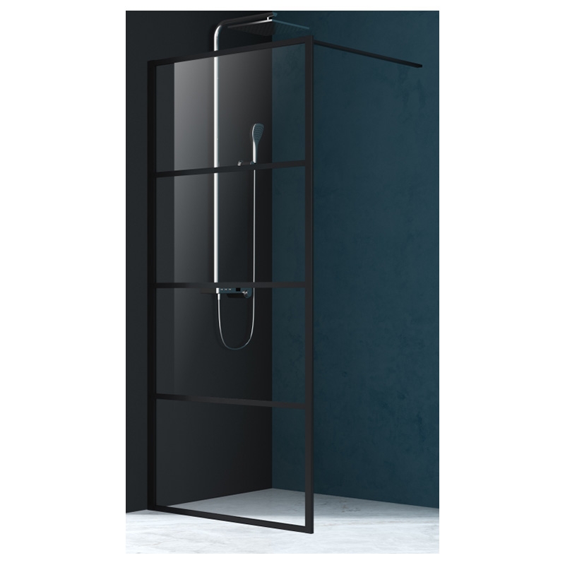 Paravan dus Black 4, 90 x 200 cm, Mediterraneo