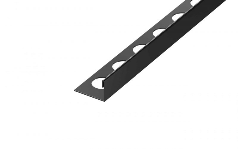 Profil terminatie tip L inox, 10.5 × 270, Negru Mat