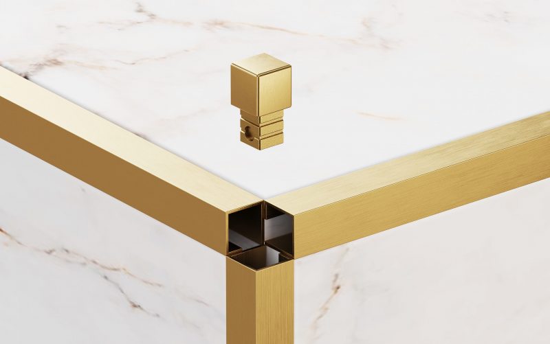 Accesorii pentru profilele de inchidere tip „P” inox, Mat
