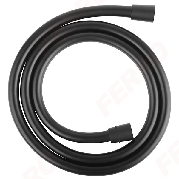 Furtun de dus Ferro, 150 cm, Negru