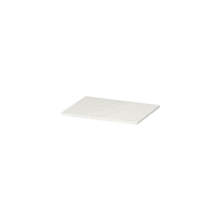 Blat pentru mobilier Cersanit Larga 60 x 45 cm, alb marmorat