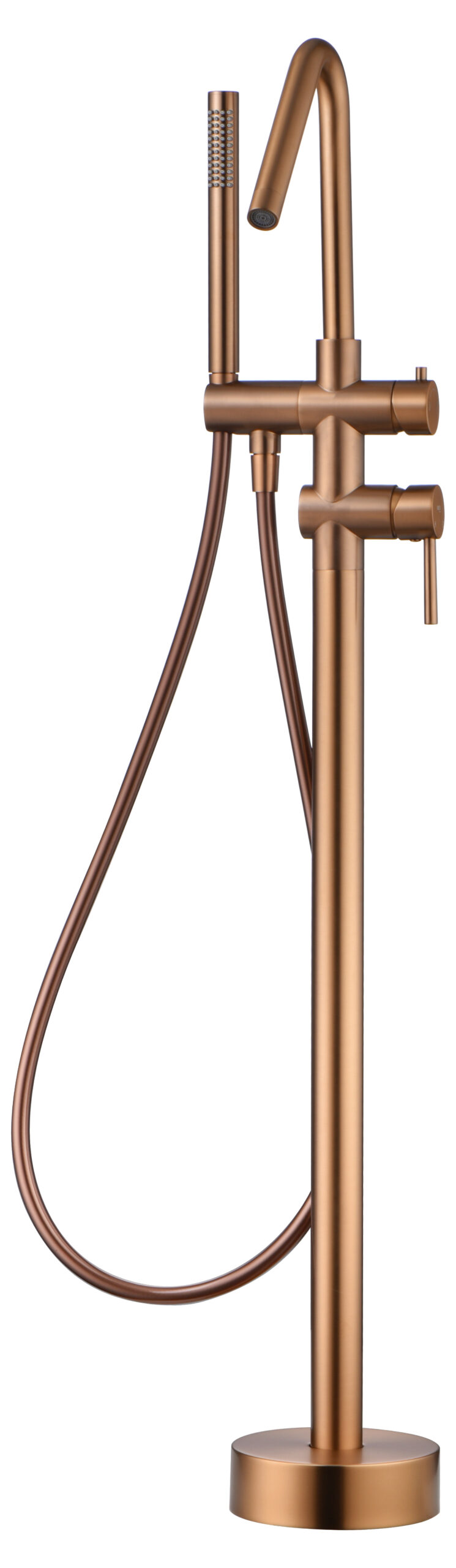 Baterie freestanding pentru cada Corcega, Imex, Rose gold periat