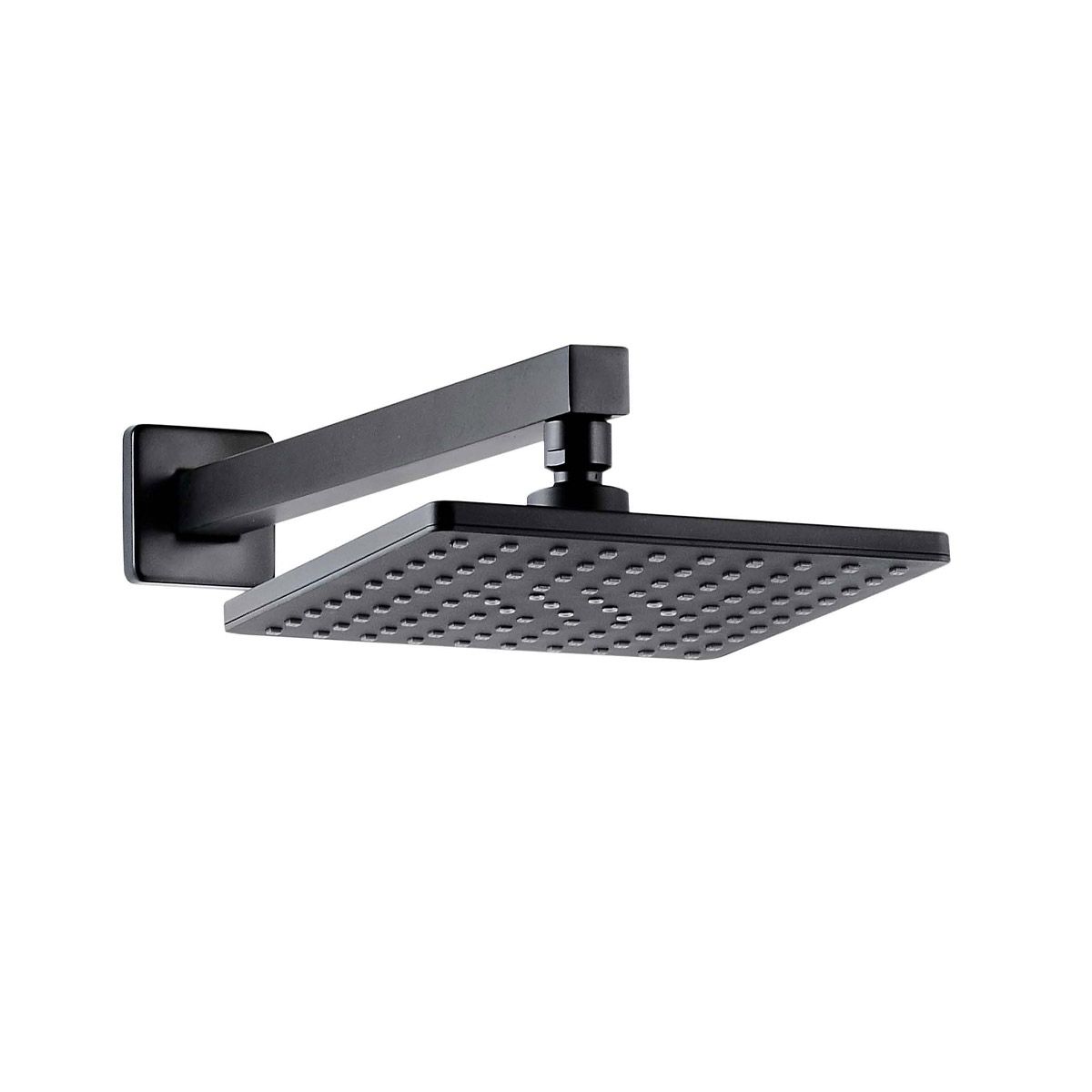 Set pentru dus, brat + cap dus fix Delos, Karag, Negru