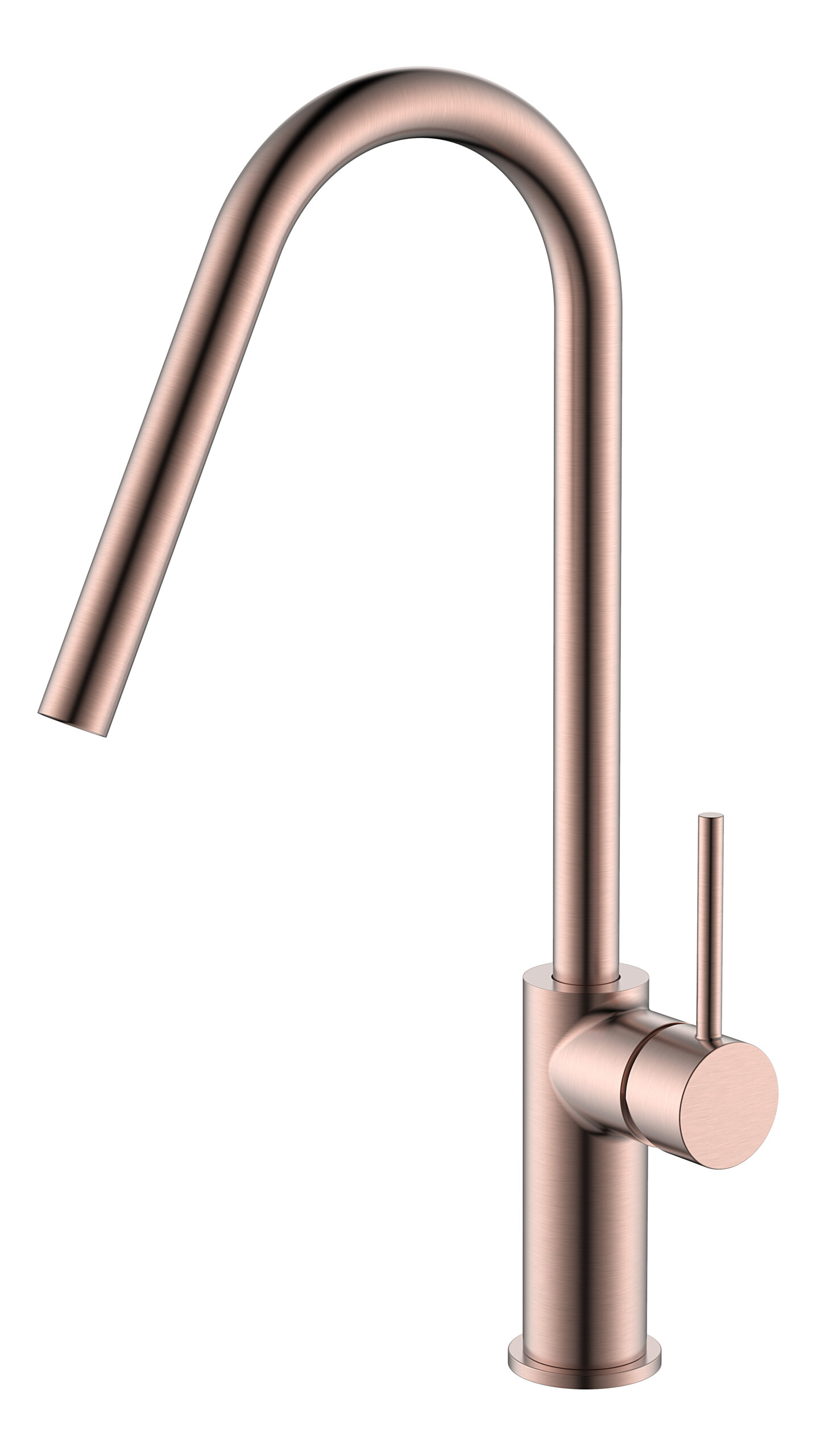 Baterie bucatarie monocomanda Kenia, Imex, Rose gold