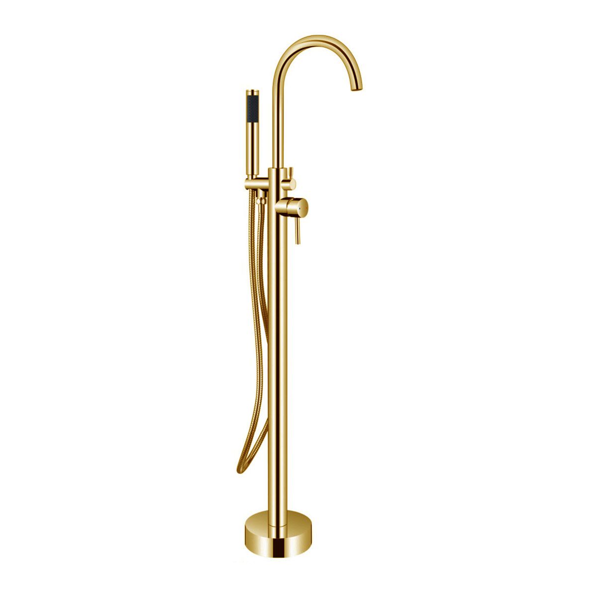 Baterie pentru cada freestanding Artemis, Karag, Auriu