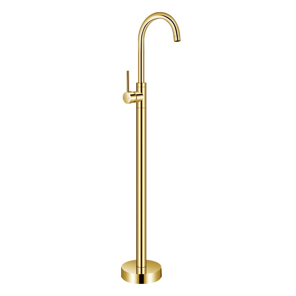 Baterie freestanding pentru lavoar Artemis, Karag, Auriu
