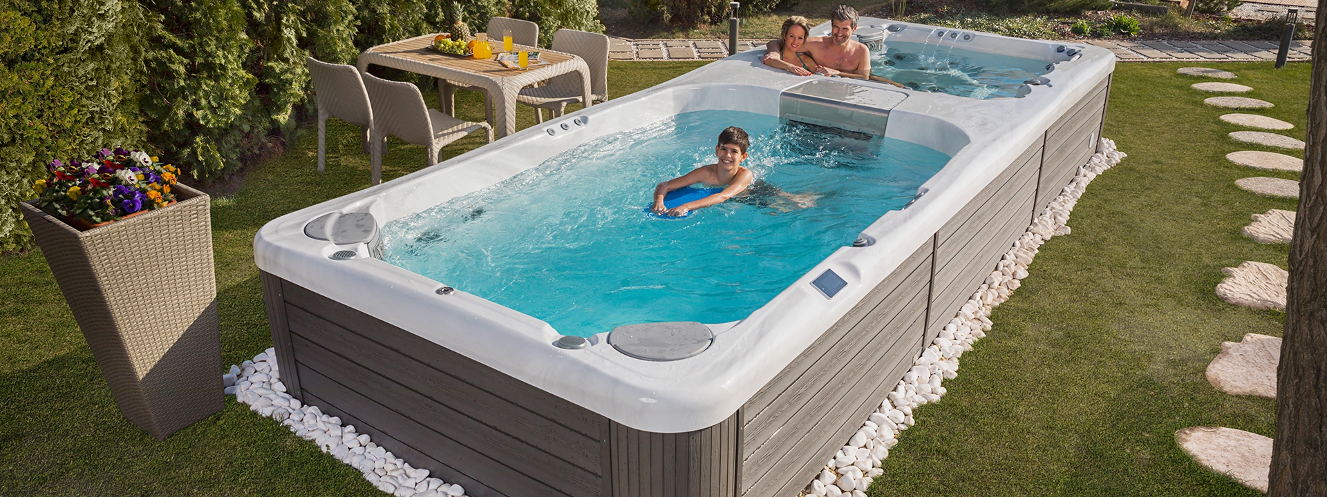 Minipiscina Rio Garnde W-Flow – SwimLine, Wellis
