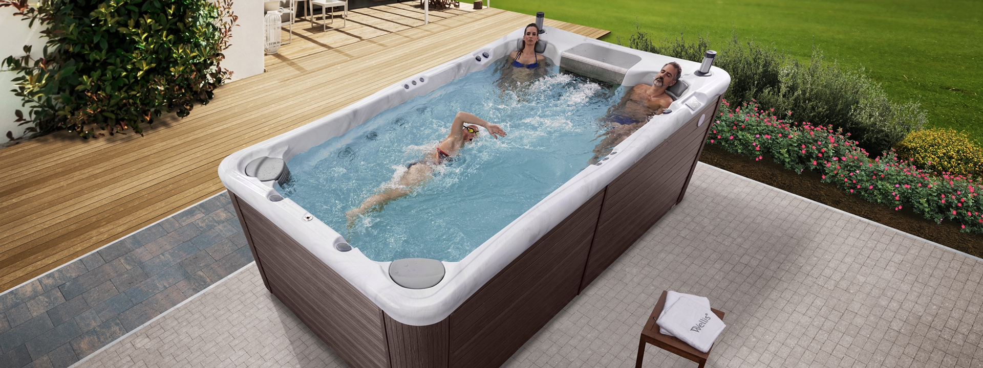 Minipiscina Danube W-Flow – SwimLine, Wellis