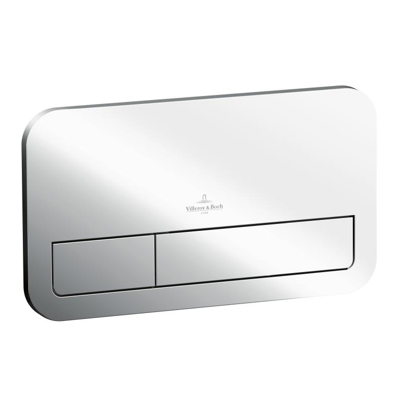 Clapeta cu actionare dubla, Villeroy & Boch, ViConnect, crom