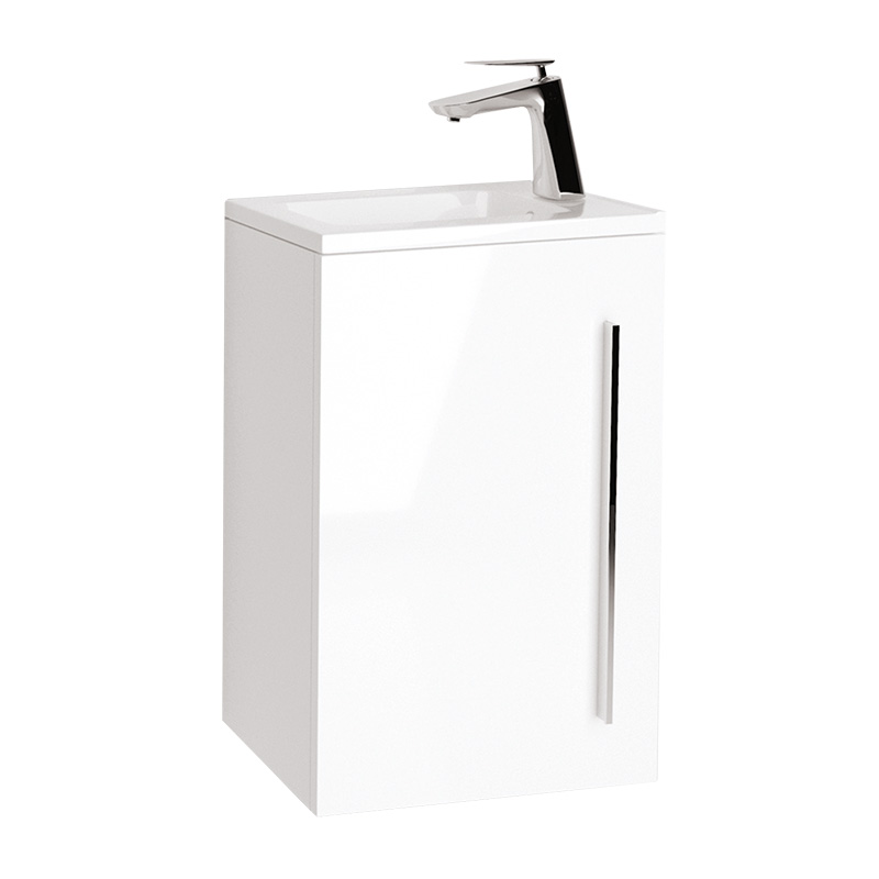 Mobilier Almeria 40 cm, Wellis , alb lucios