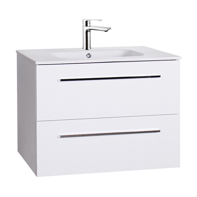 Mobilier Almeria 80 cm, Wellis , alb lucios