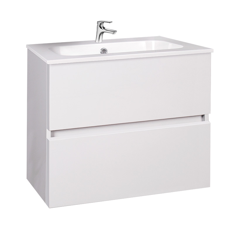 Mobilier suspendat Elois, 60 cm, Wellis , alb lucios