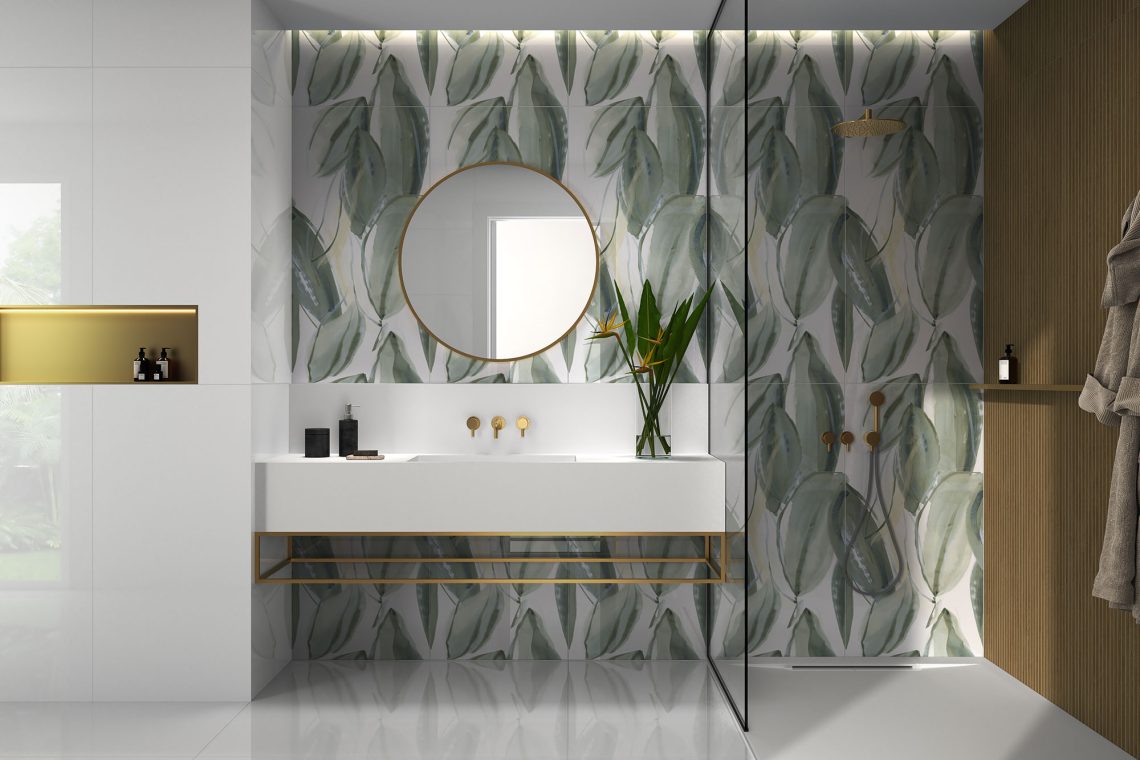 Faianta Timber Panel Neutral Blanco, Emigres, 40×120 cm, mat