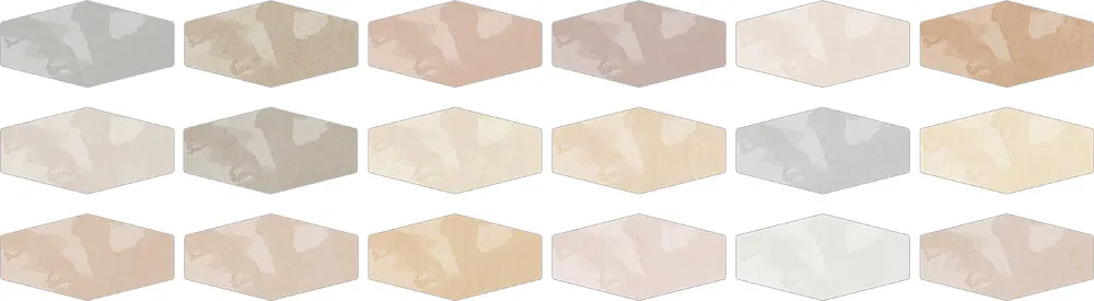 Faianta Calm Hex Desert, 10 x 20 cm, Lucios