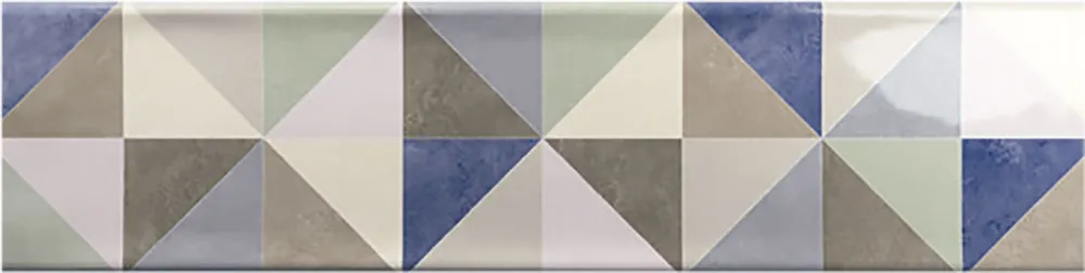 Faianta Ocean Decor Triangle Mix, 7.5 x 30, Lucioasa
