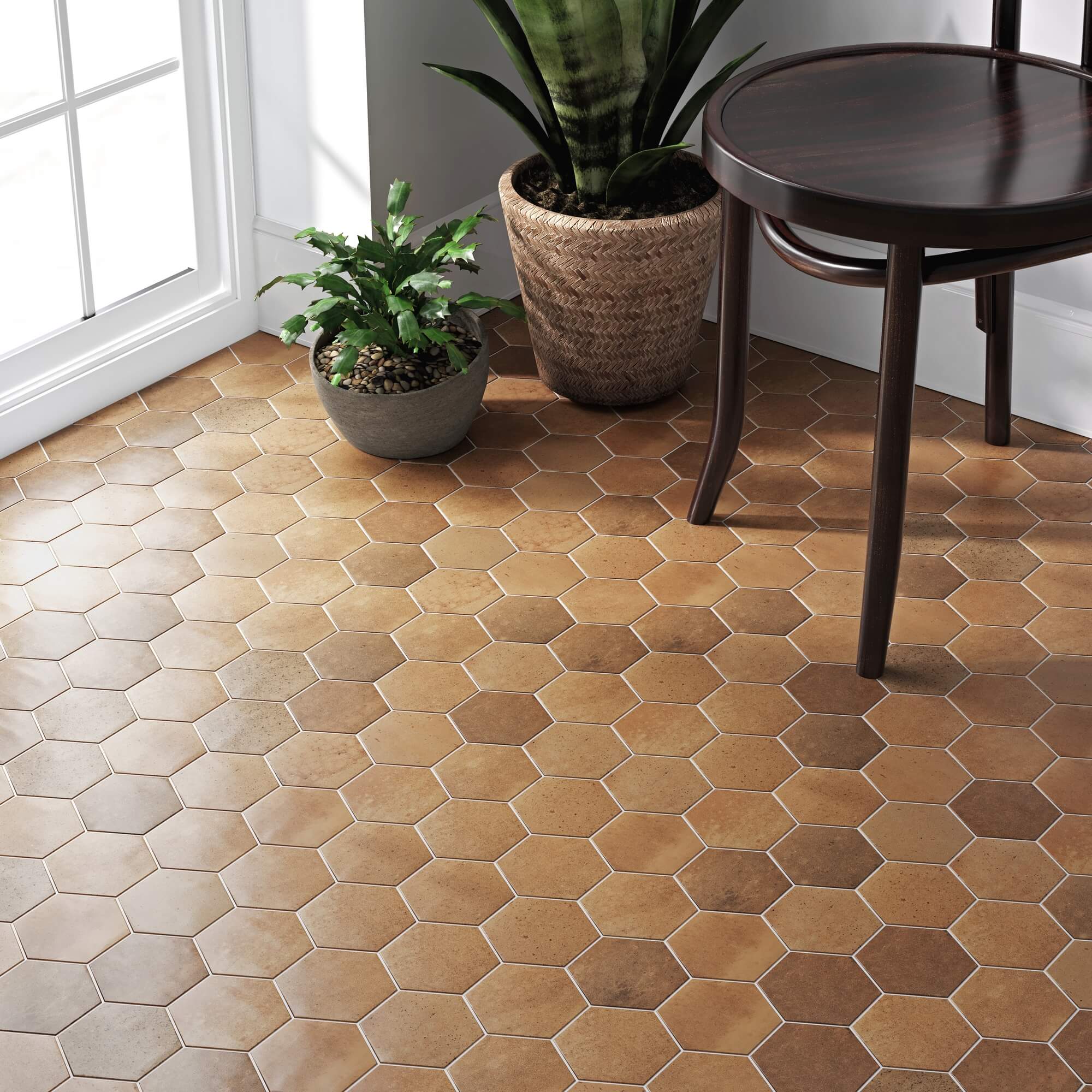 Gresie Artisan Hex Ocre, Ribesalbes, 11.8 x 10.2, Mat