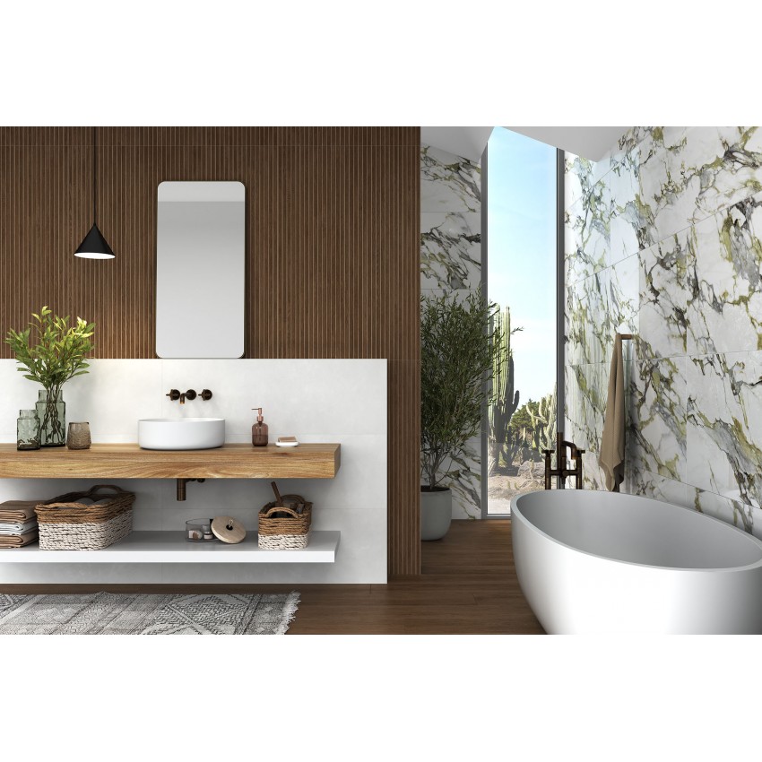 Faianta Timber Panel Nogal, Emigres, 40×120 cm, mat