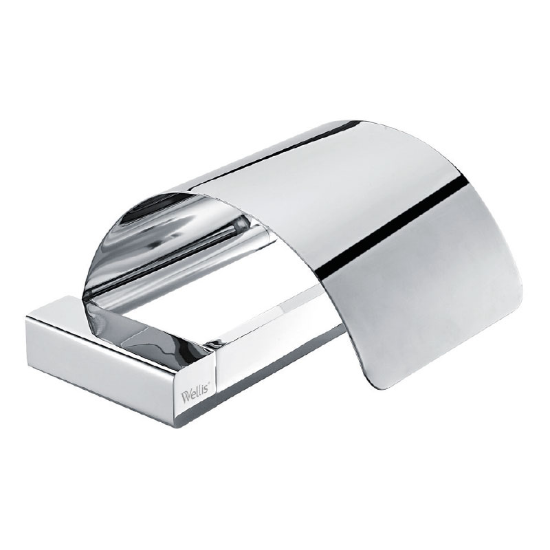 Suport hartie igienica Capri, Wellis, Crom