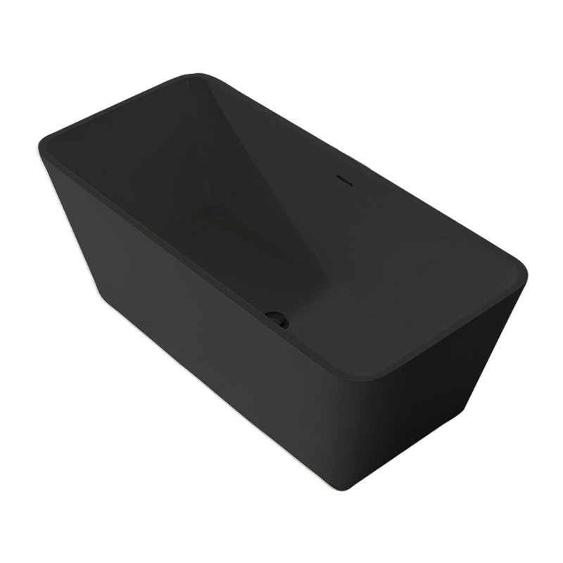 Cada freestanding Carib Black, Wellis, negru mat