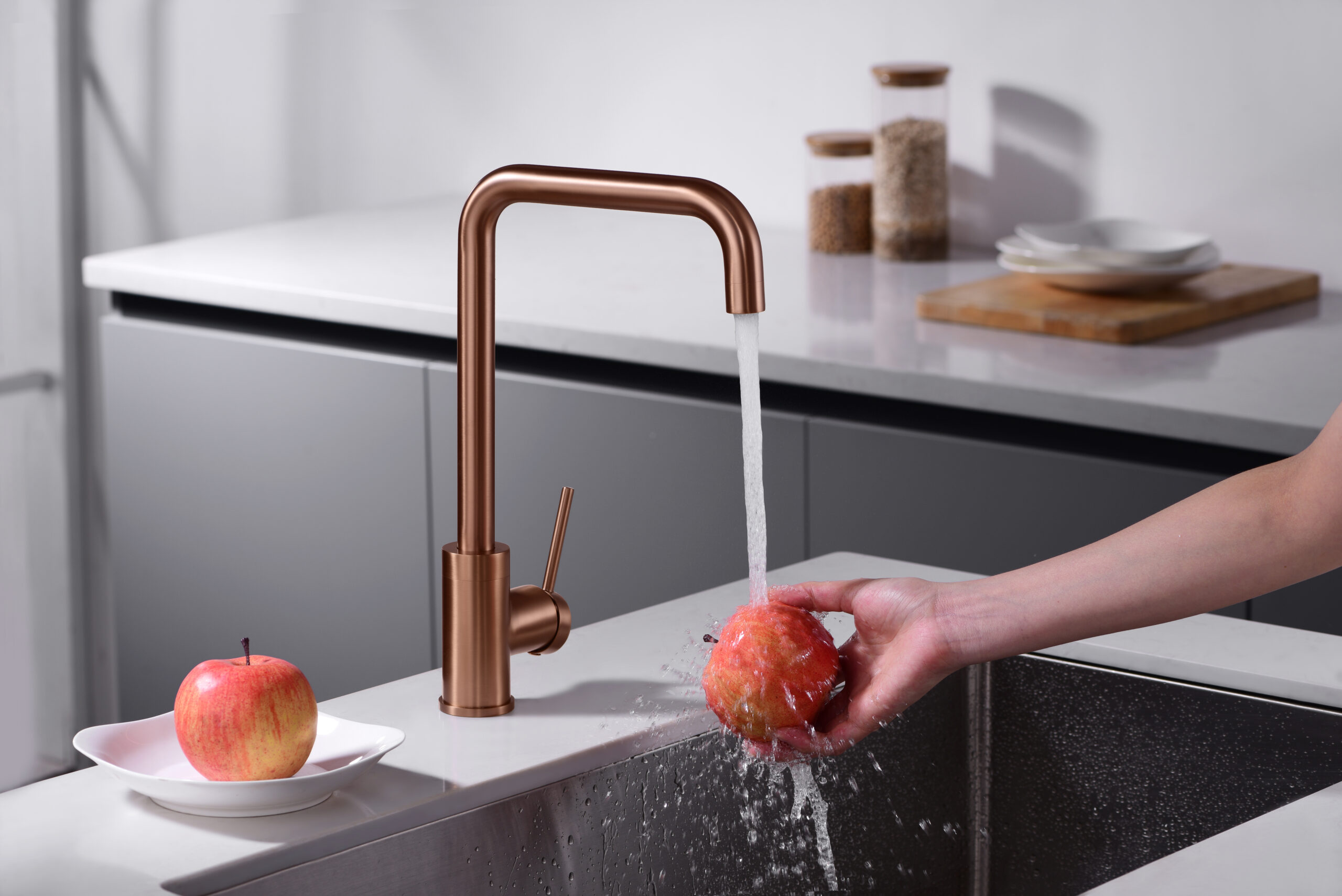 Baterie bucatarie Loira, Imex, Rose – Gold periat
