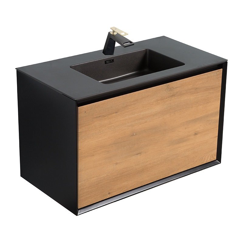 Mobilier suspendat Tenebra, 90 cm, Wellis , stejar