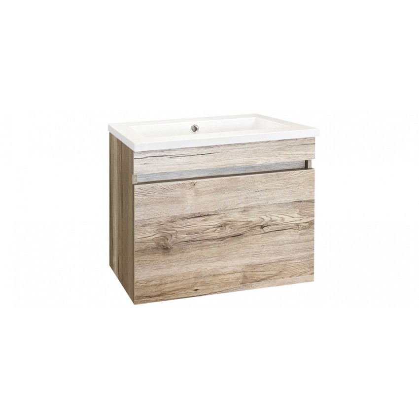Set mobilier suspendat Blondie, 60 cm, Wellis , stejar