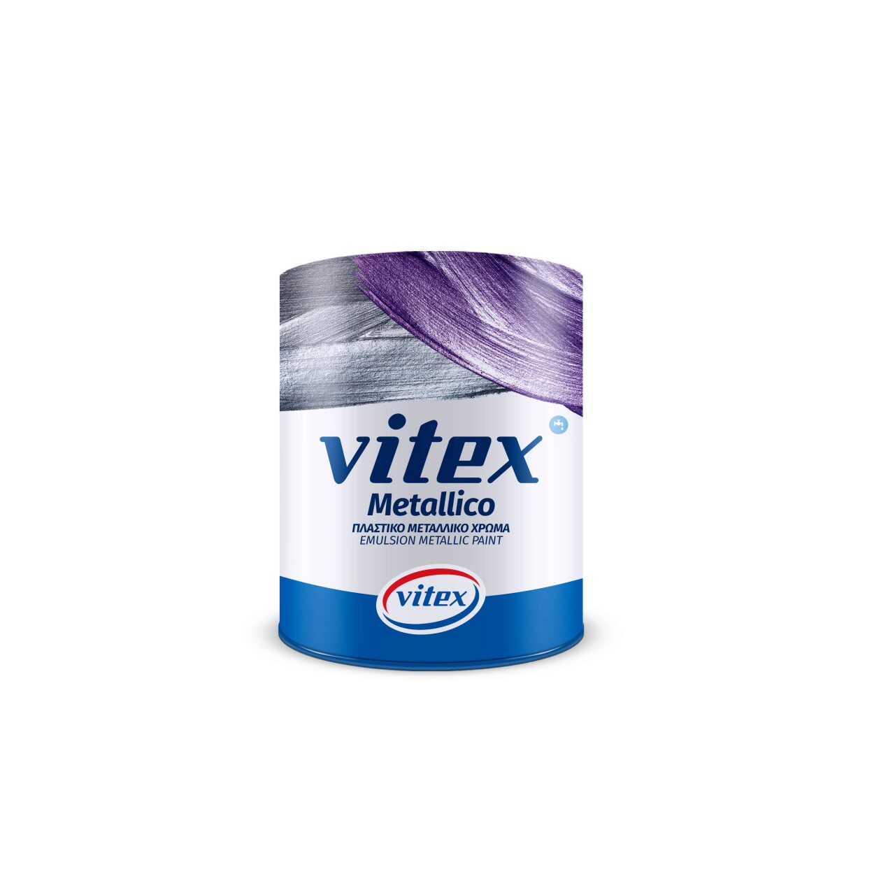 Vopsea lavabilă decorativă metalizată VITEX Metallico 500 Pandora, argintiu, 700 ml
