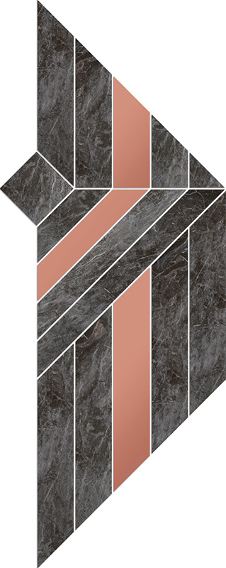 Decor Sedona A Mosaics, 38 x 19, Mat-Gloss