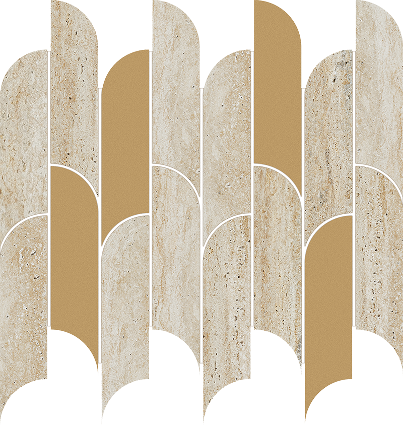 Mosaic Tissue Beige, 29.8 x 27.2, Lucios – Mat