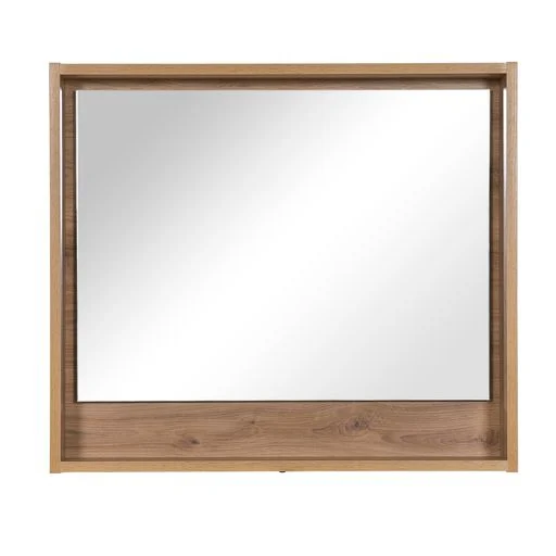 Dulap cu oglinda Edda, 80 cm, Stejar