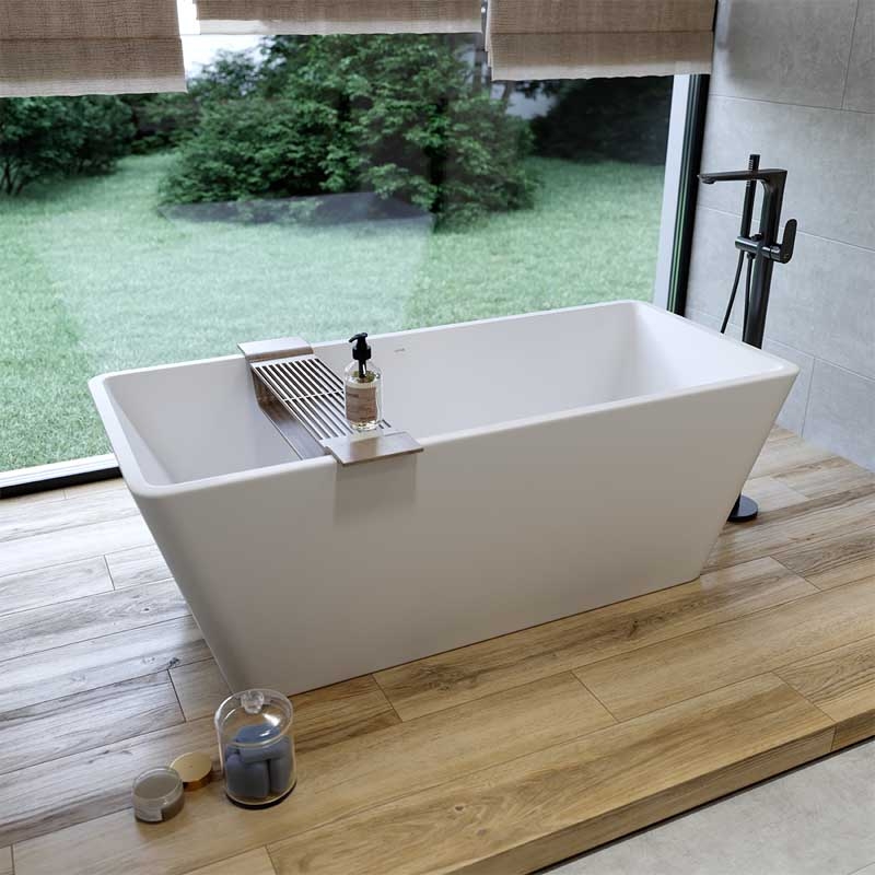 Cada freestanding Crea 162, Cersanit, alb