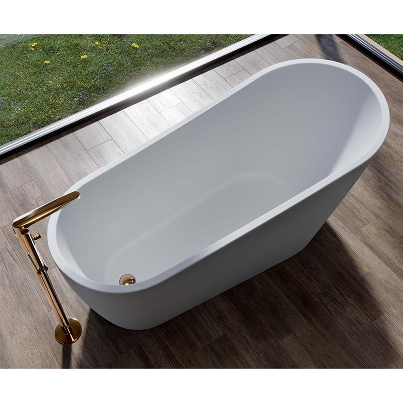 Cada freestanding Zen 166, Cersanit, alb