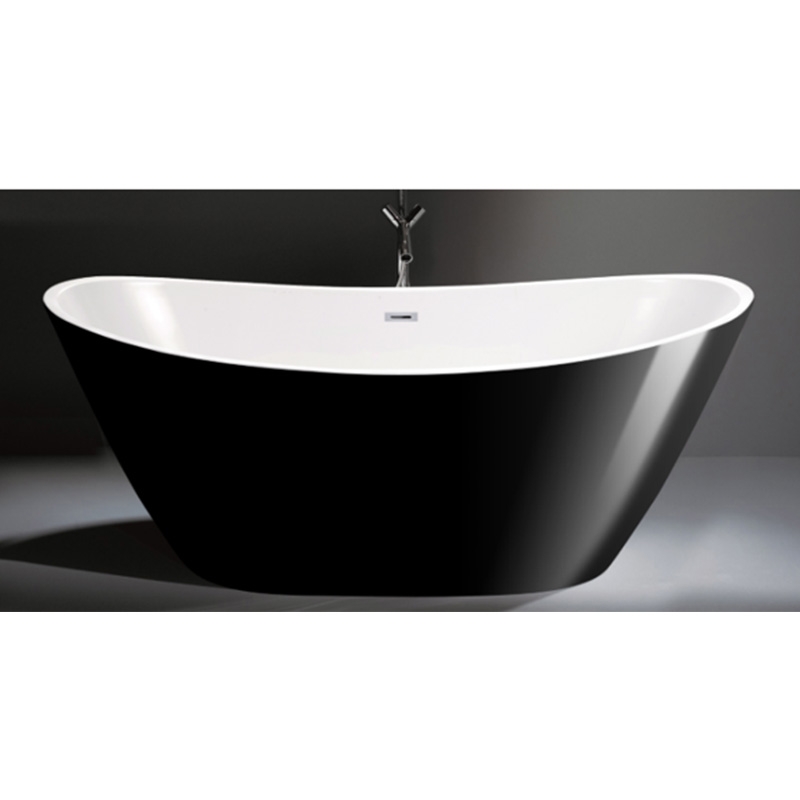 Cada freestanding Selena Black 1700, Florida, alb – negru