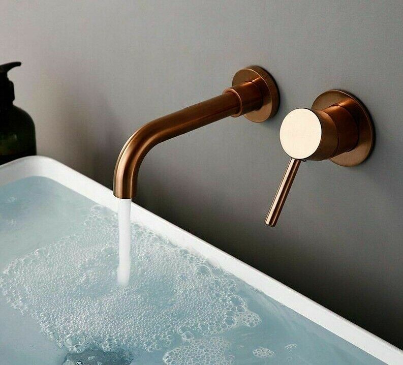 Baterie incastrata pentru lavoar Artemis, Karag, Rose Gold