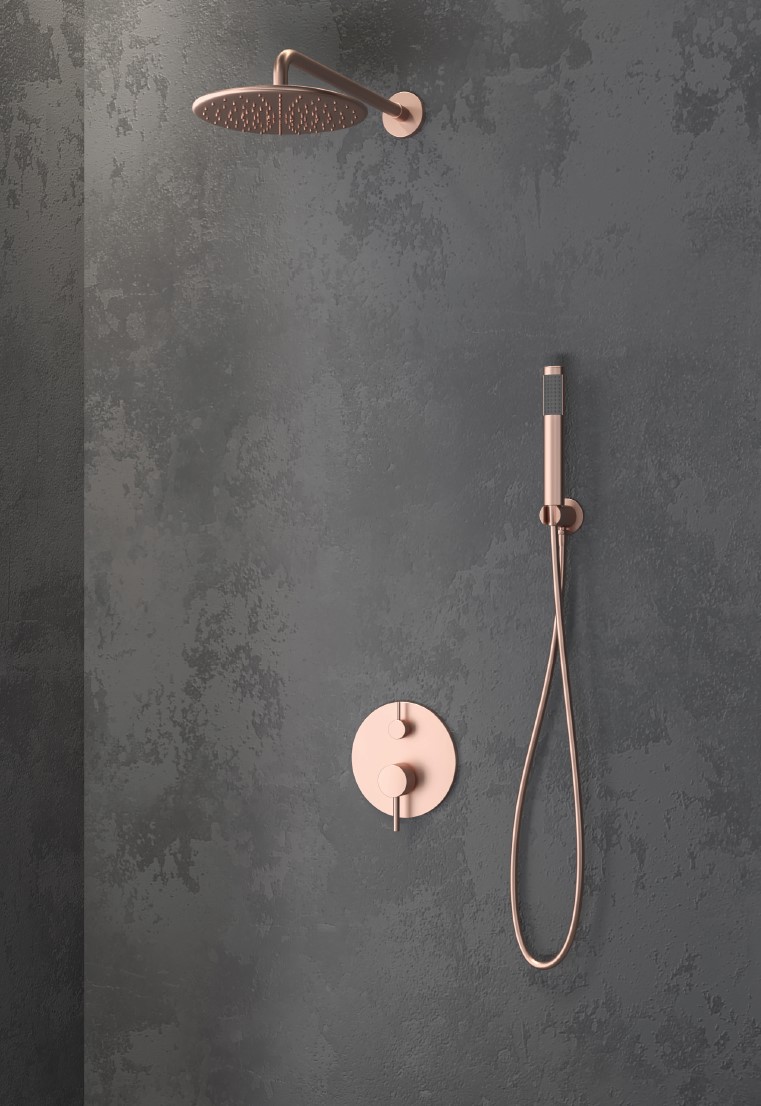 Set dus incastrat Artemis, Karag, Rose Gold, 2 cai