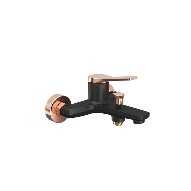 Baterie pentru cada-dus, Karag, Andare, Negru-Rose Gold
