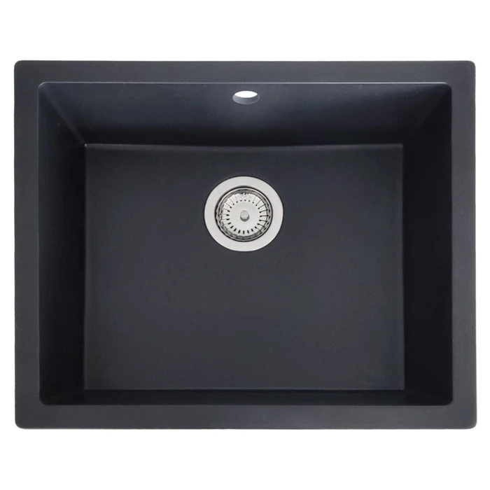 Chiuveta bucatarie sub blat Joanna, 55 x 46cm, compozit quartz negru