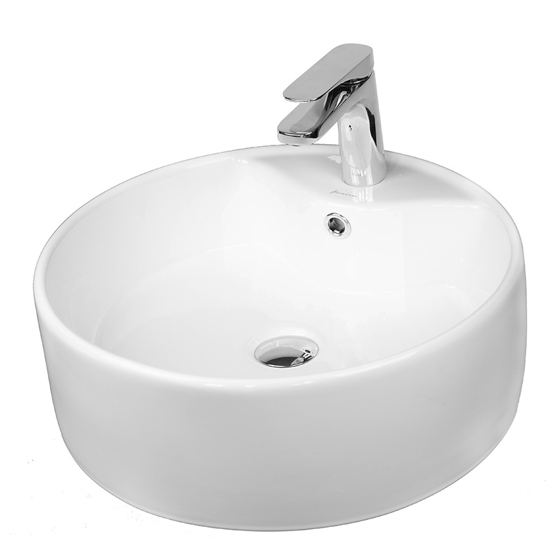 Lavoar pe blat Ibiza Grande New, Fluminia, 46.5 cm, alb