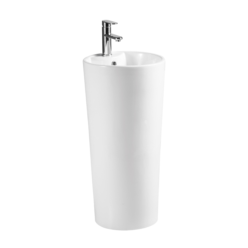 Lavoar stativ, Fluminia, Athos-B, rotund, 40 cm, alb