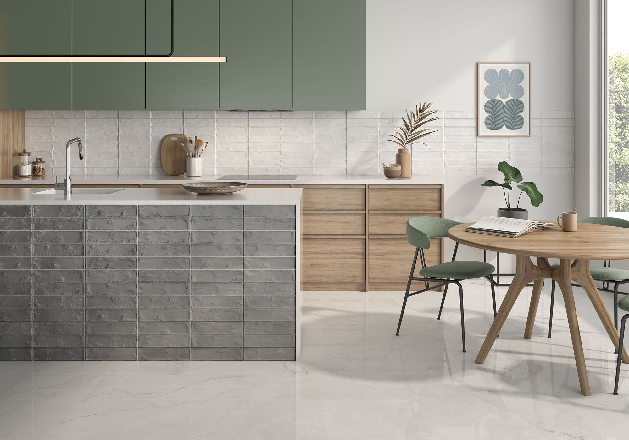 Faianta Manhattan Bone, 31.6 x 60 cm, Geotiles