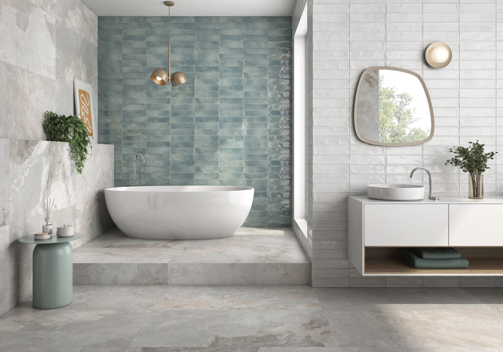 Faianta Manhattan Aquamarine, 31.6 x 60 cm, Geotiles
