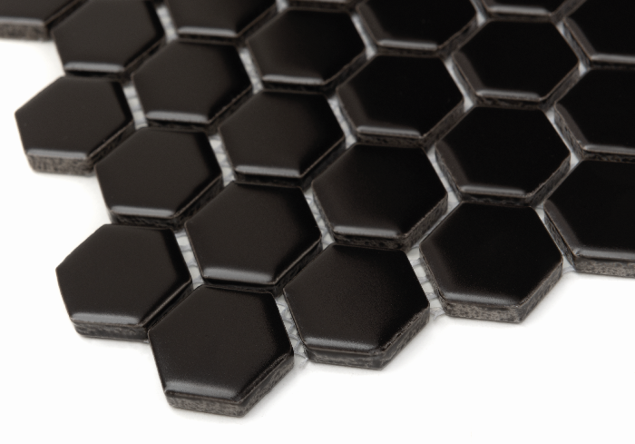 Mozaic Mini Hexagon Black matt, Dunin