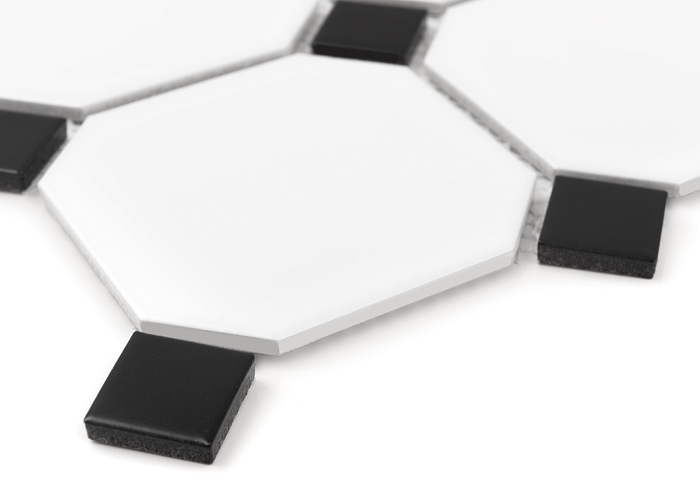 Mozaic Octagon White 95 matt, Dunin