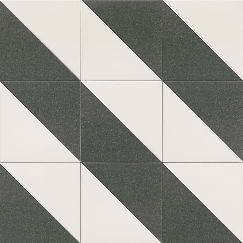 Gresie Fired Middle Black, 20 x 20, Mainzu, Mat