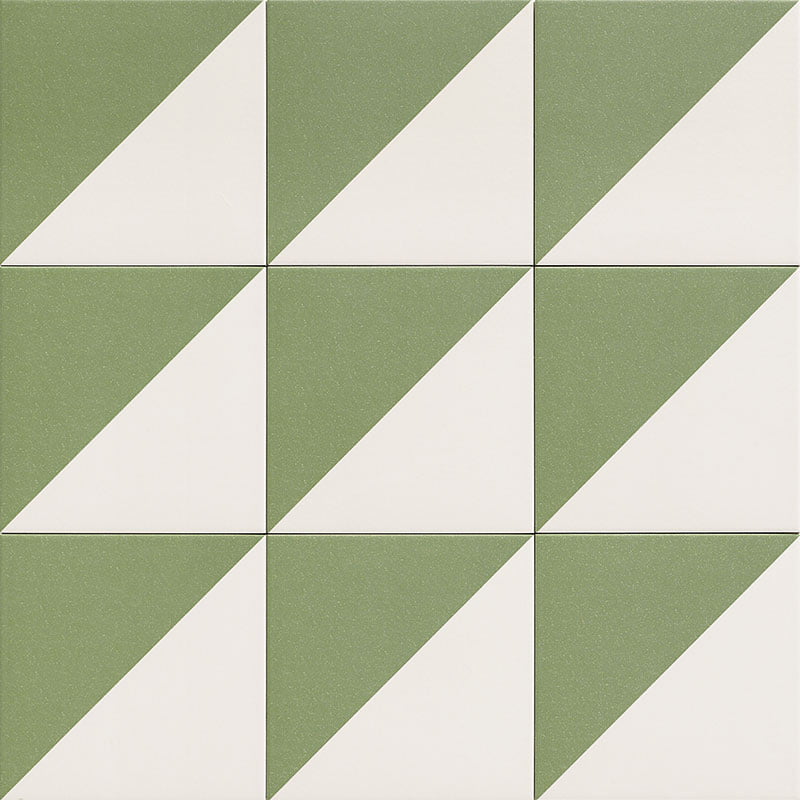 Gresie Fired Middle Green, 20 x 20, Mainzu, Mat