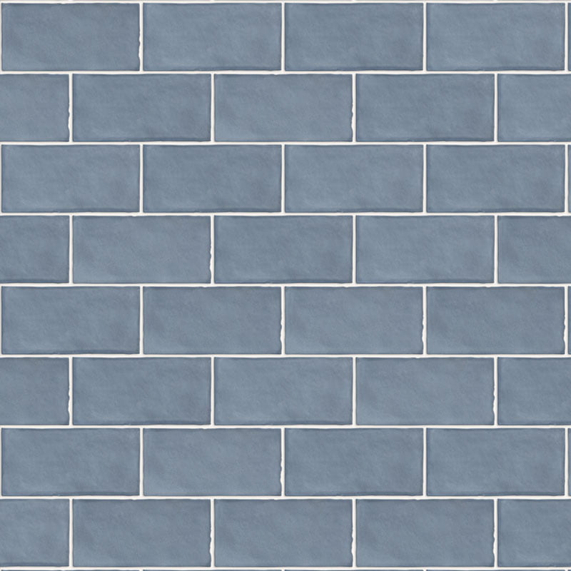 Faianta Bulevar Blu, 7.5 x 15, Mainzu, Lucios