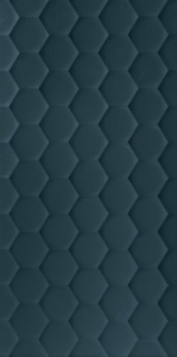 Faianta 4D Hexagon deep blue, Marca Corona, 40 x 80