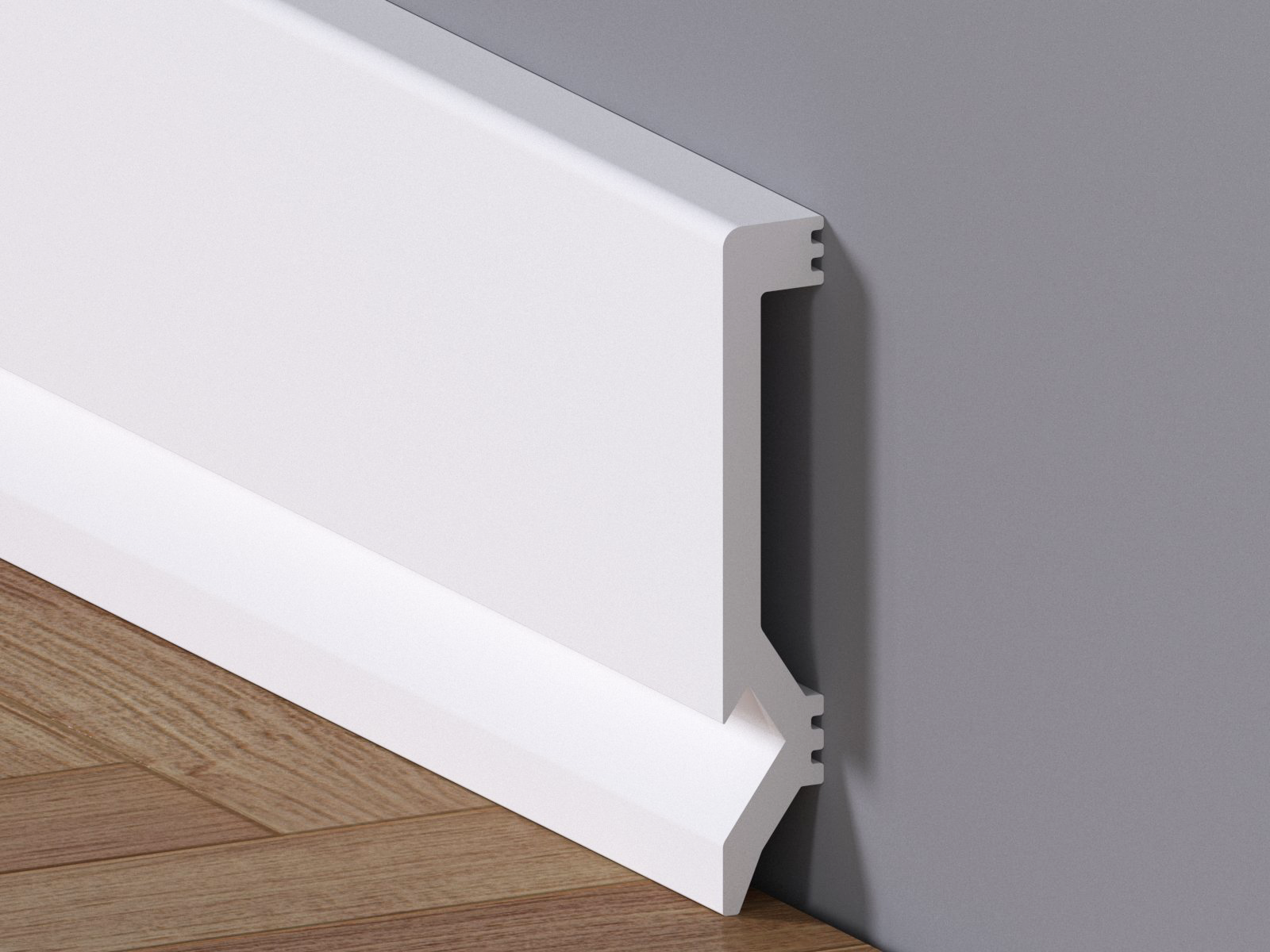 Plinta Polimer Led Diamant 100, alb (copie)